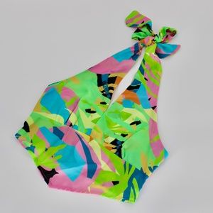 NWT- Princess Polly Rialto Halter Top in Multi, US 6